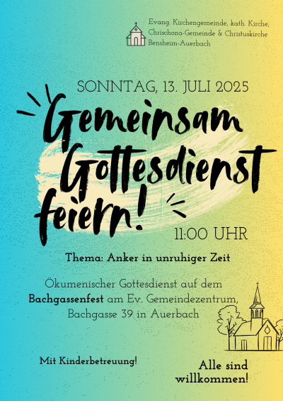 Gottesdienst_Bachgassenfest 2025 Gottesdienst_Bachgassenfest 2025